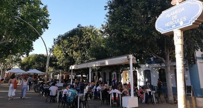 5 mejores zonas para su alojamiento Sevilla Semana Santa 5 Alameda de Hércules en Sevilla